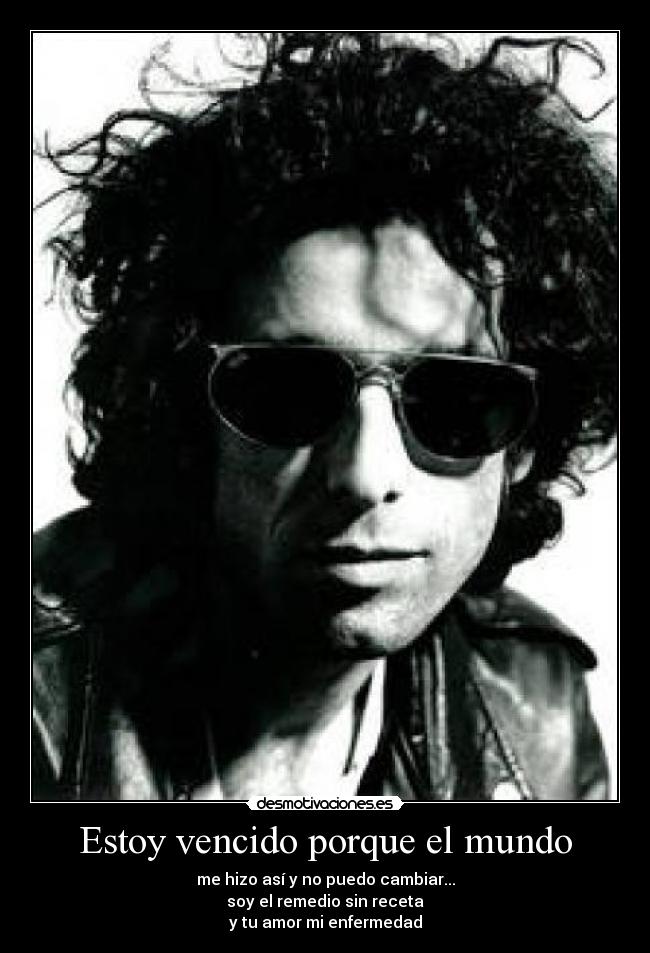 carteles mundo andres calamaro enfermedad los rodriguez argentina rock desmotivaciones