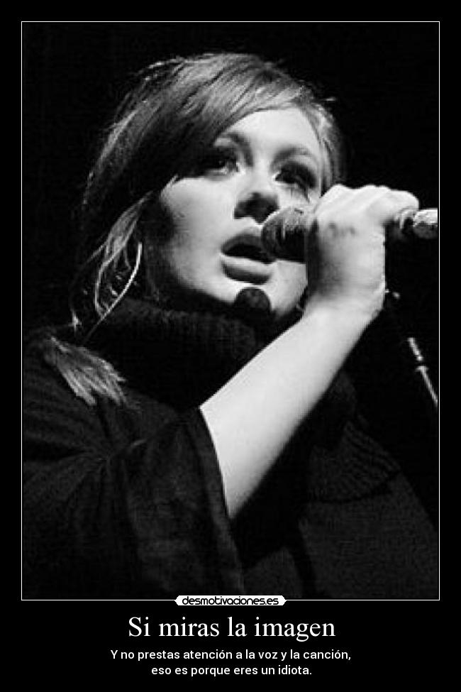 Si miras la imagen - 