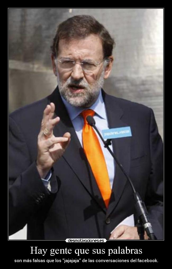 Hay gente que sus palabras - 