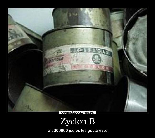 Zyclon B - a 6000000 judíos les gusta esto