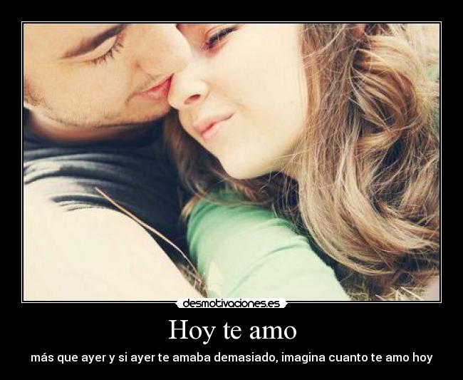 Hoy te amo -
