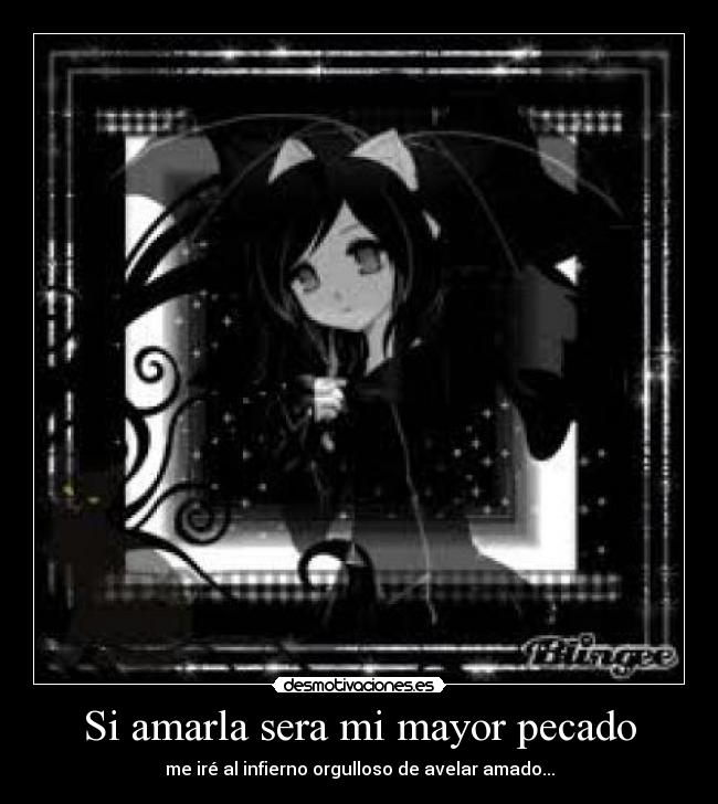 Si amarla sera mi mayor pecado -
