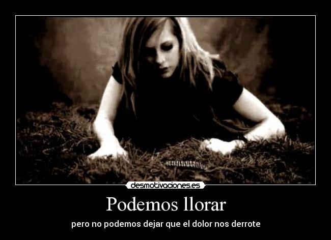 Podemos llorar -