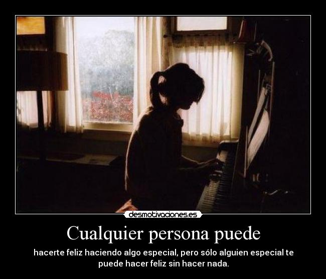 Cualquier persona puede -