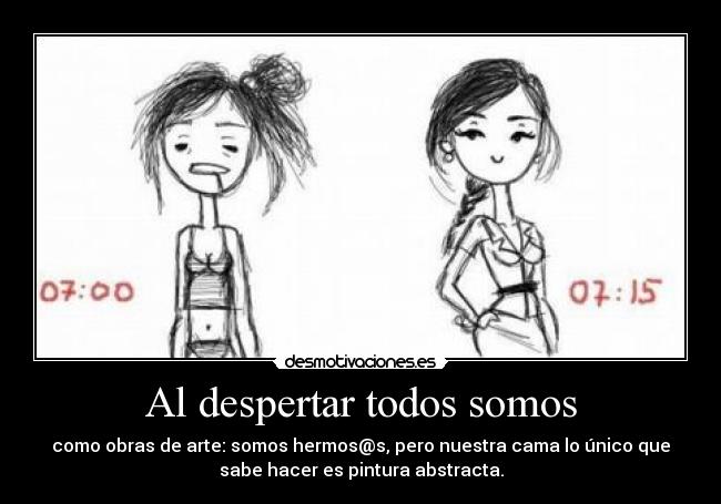 Al despertar todos somos -