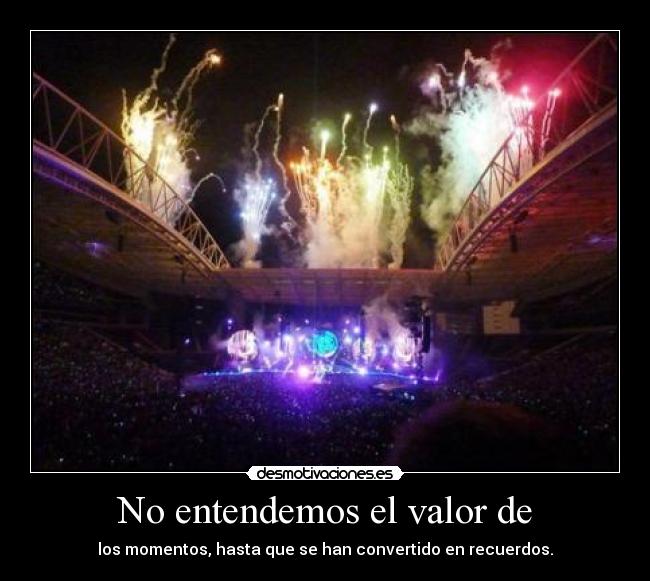 No entendemos el valor de -