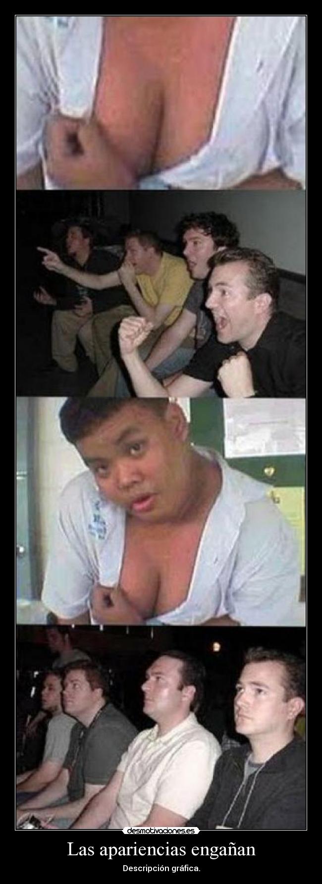 Las apariencias engañan - Descripción gráfica.