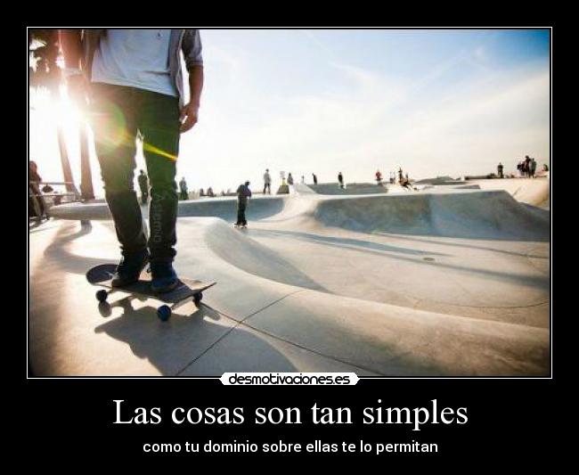 Las cosas son tan simples - 