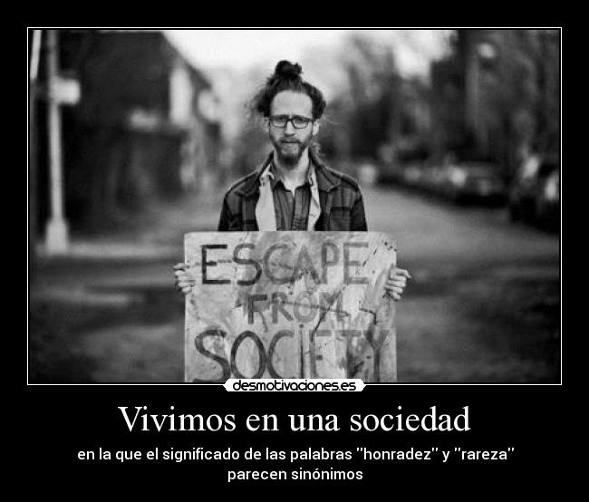 Vivimos en una sociedad - 