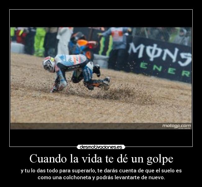 Cuando la vida te dé un golpe -