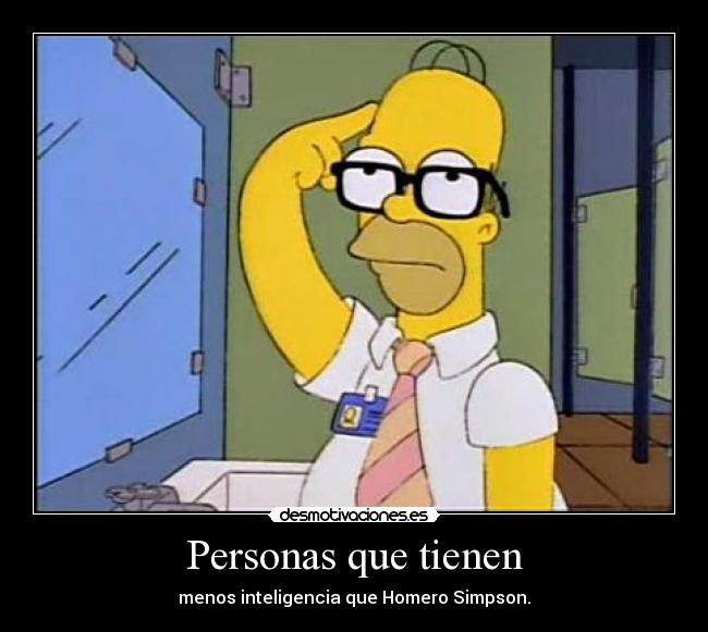 Personas que tienen -