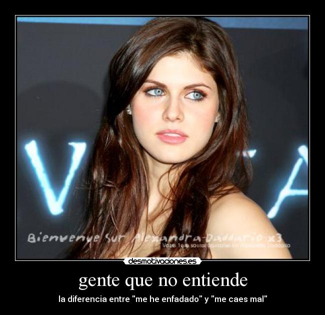 gente que no entiende -