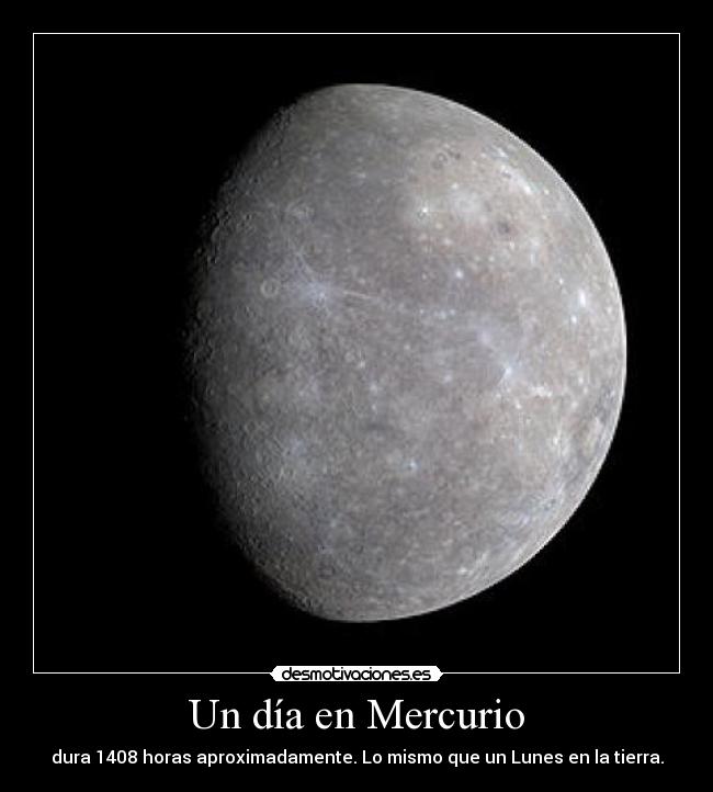 Un día en Mercurio -