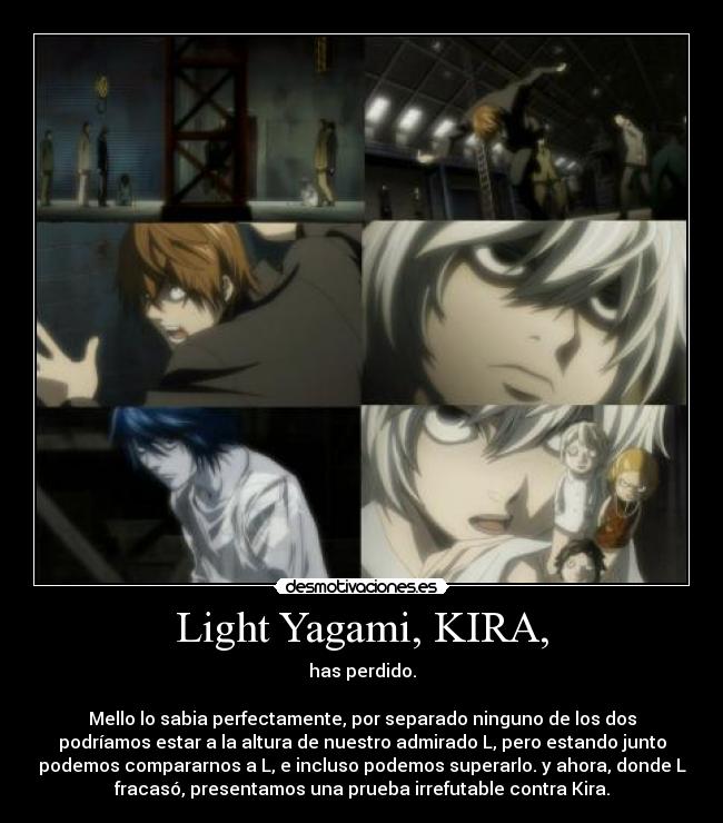 Light Yagami, KIRA, -
