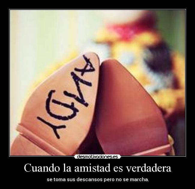 Cuando la amistad es verdadera - 