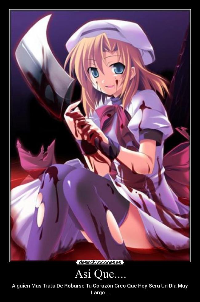 carteles higurashi naku koro rena ryuugu desmotivaciones