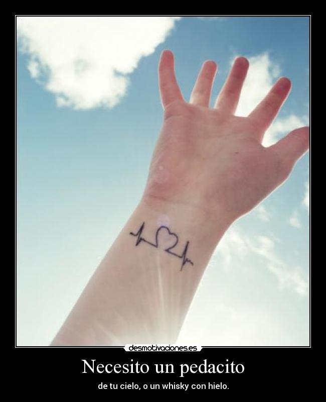 Necesito un pedacito -