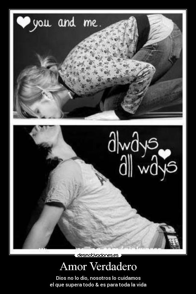 carteles amor amor verdadero desmotivaciones