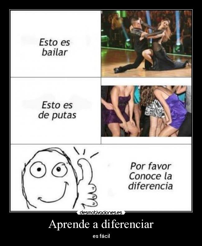 Aprende a diferenciar -