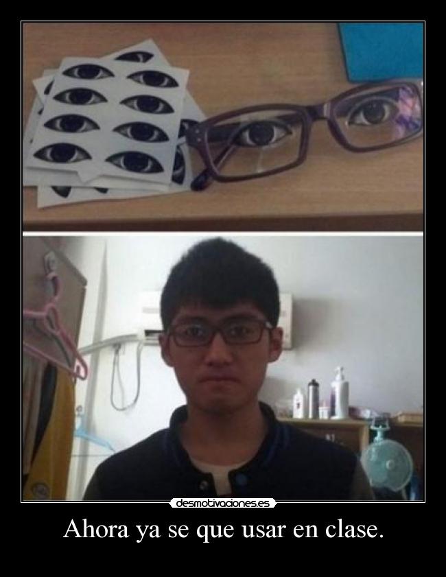 Ahora ya se que usar en clase. - 