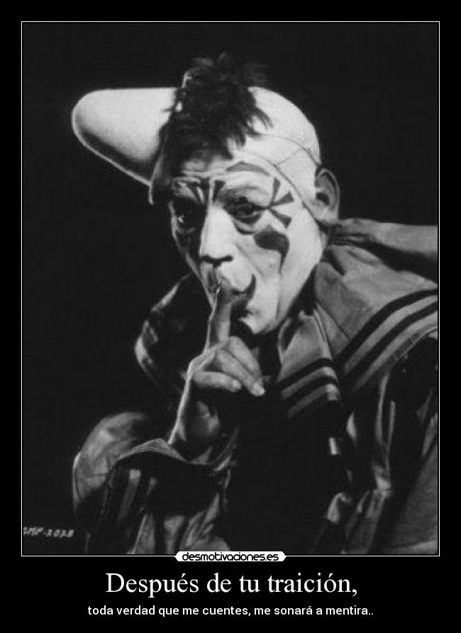 Después de tu traición, -