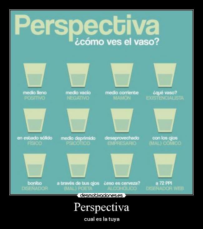 Perspectiva - cual es la tuya