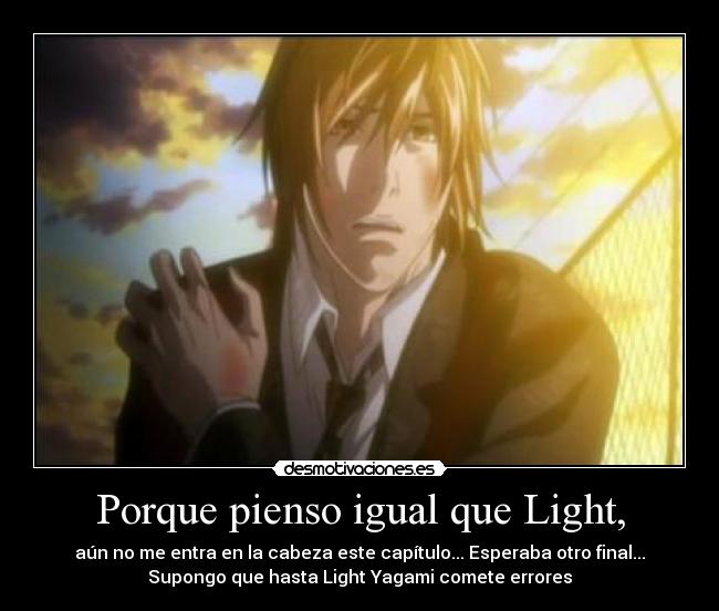 carteles yagami light desmotivaciones