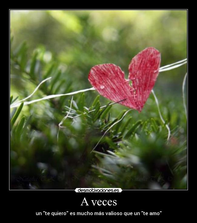 A veces -