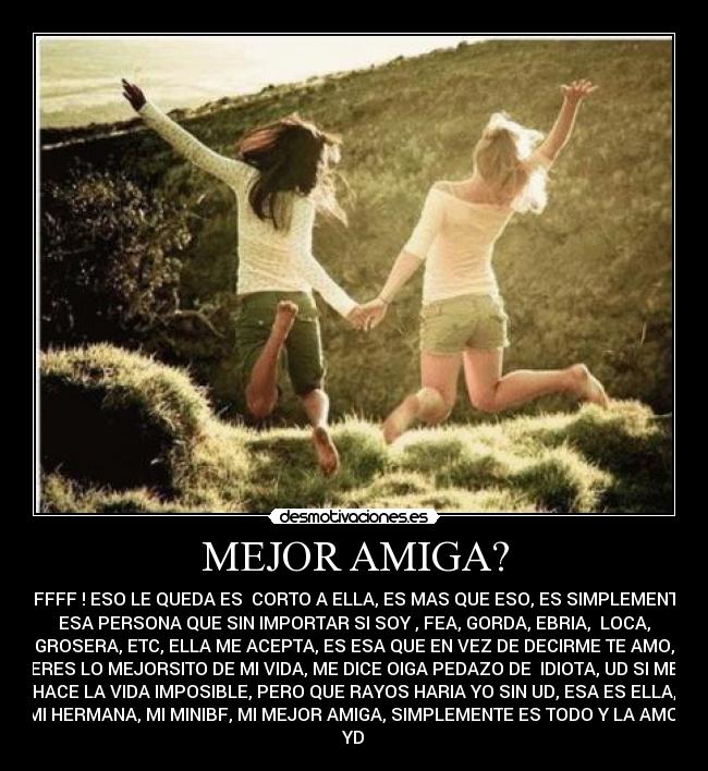 MEJOR AMIGA? - 