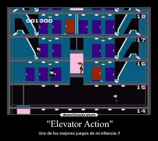 Elevator Action - Uno de los mejores juegos de mi infancia..!!