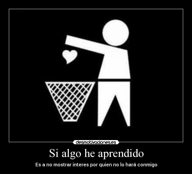 Si algo he aprendido - 