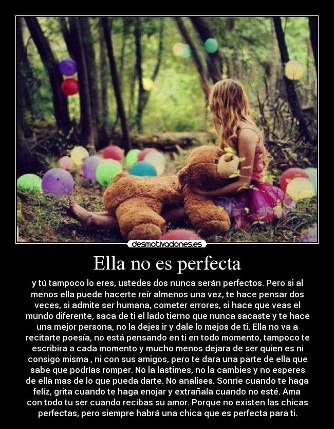 Ella no es perfecta -