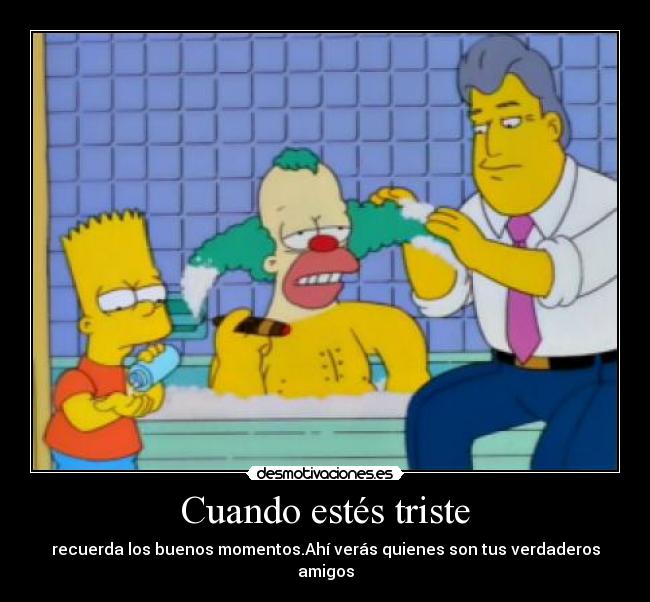 Cuando estés triste -