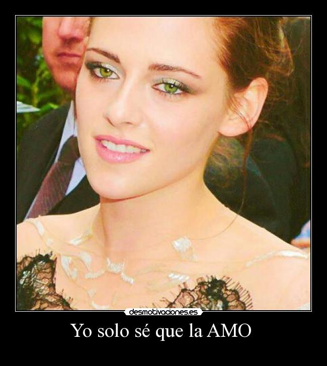 Yo solo sé que la AMO -