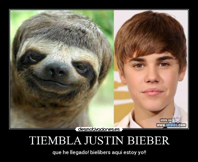 TIEMBLA JUSTIN BIEBER -