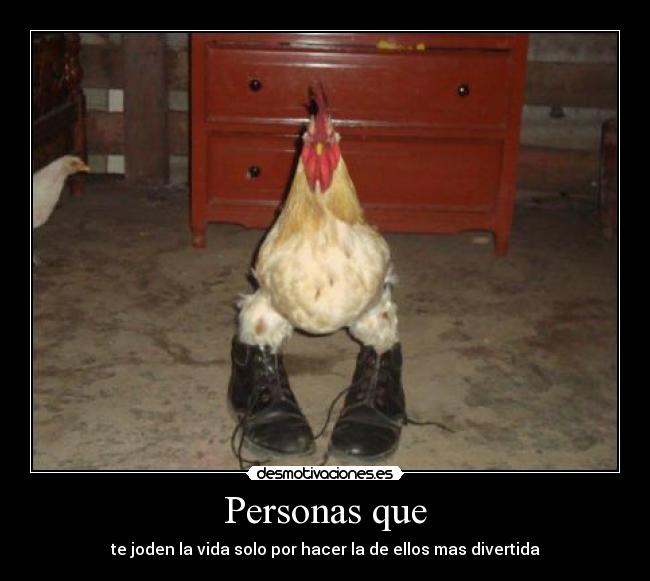 Personas que -