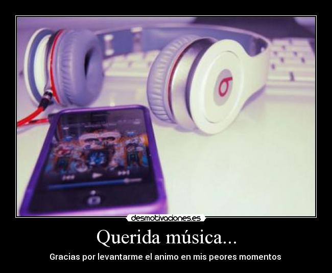 Querida música... -