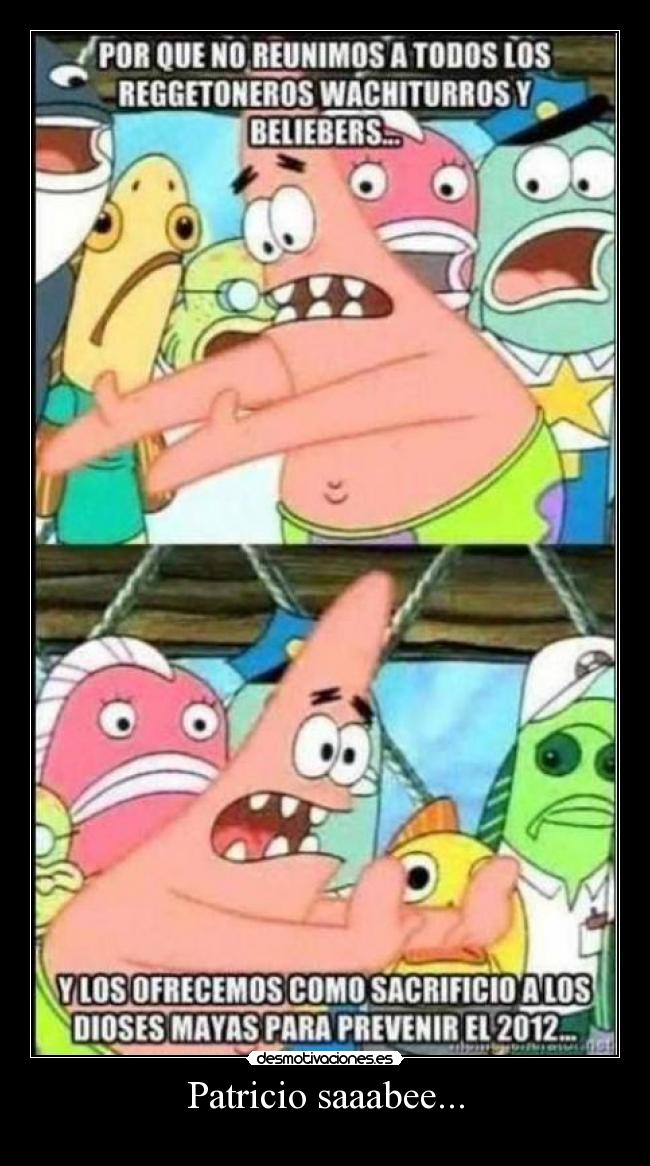 Patricio saaabee... -