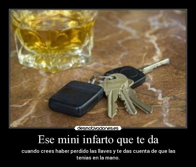 Ese mini infarto que te da - 