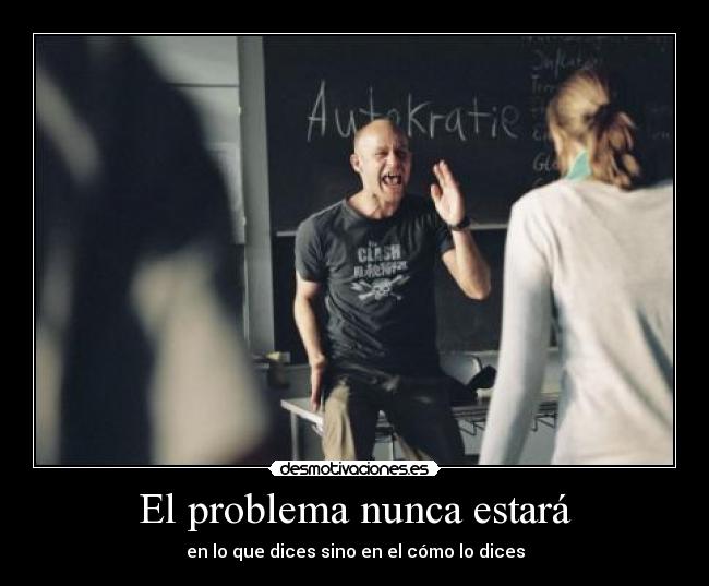 El problema nunca estará - 