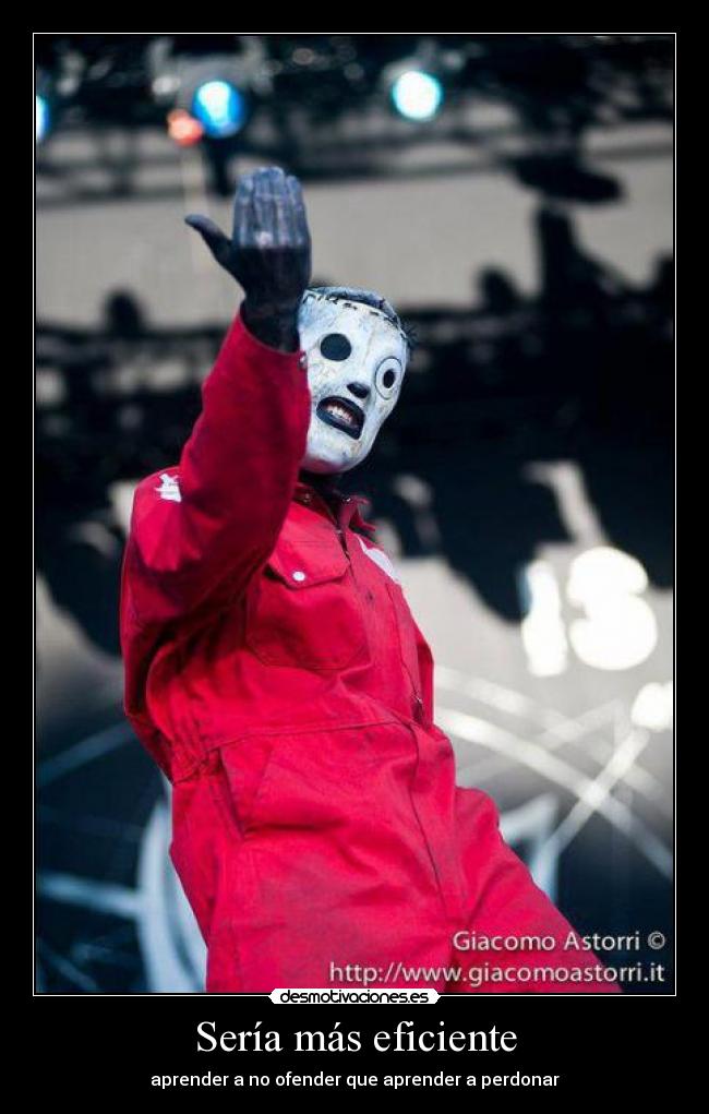 Sería más eficiente - aprender a no ofender que aprender a perdonar