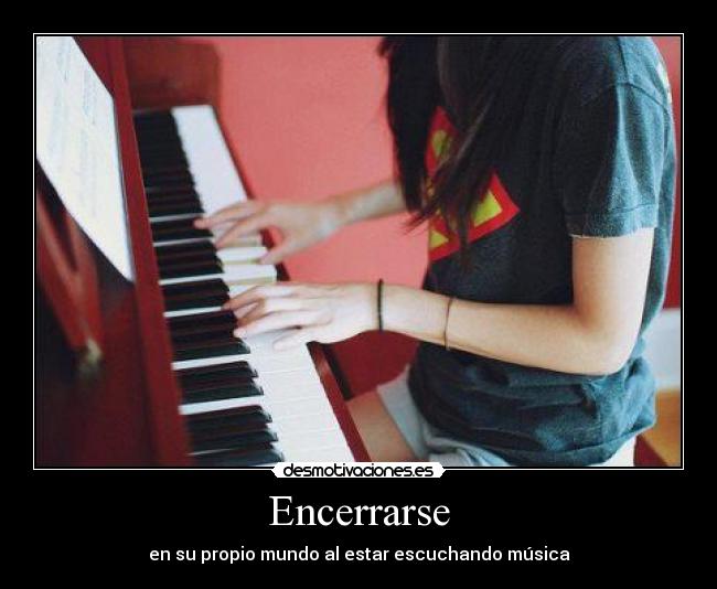 Encerrarse -