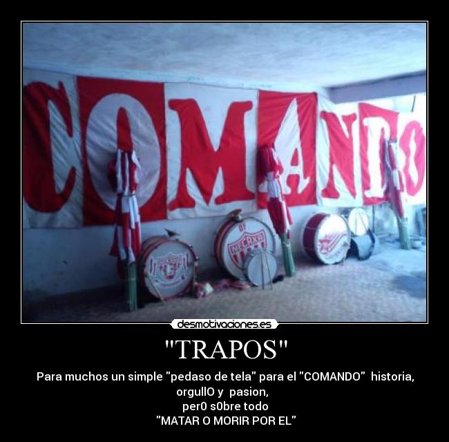 carteles comando rojiblanco desmotivaciones