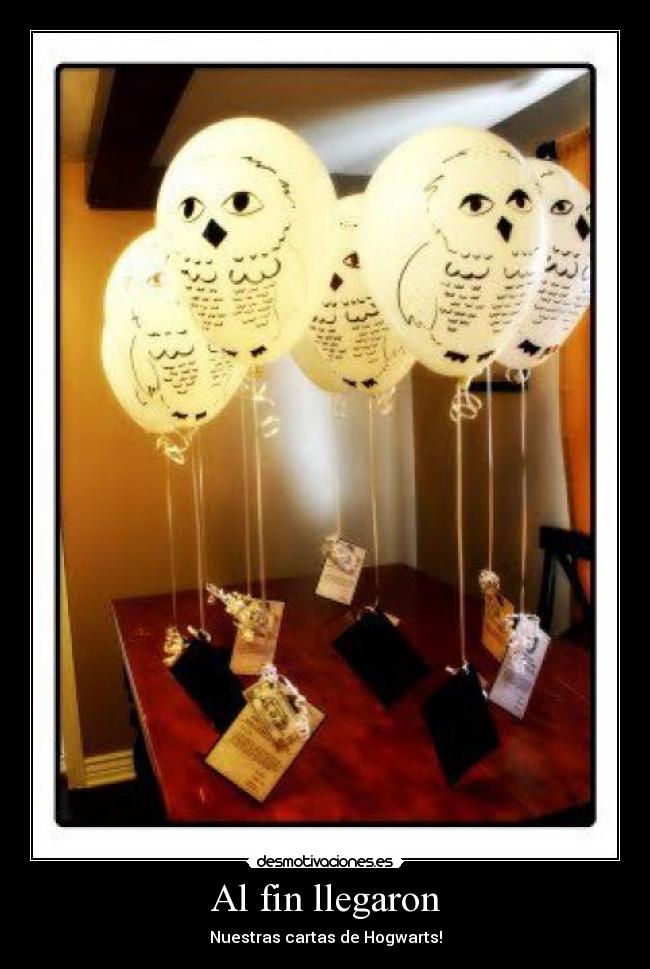 Al fin llegaron - Nuestras cartas de Hogwarts!