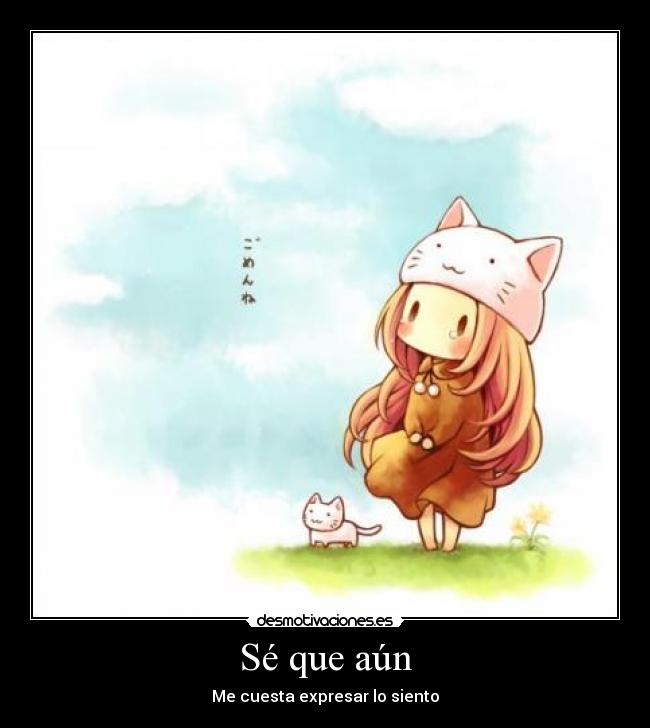 carteles toeto vocaloid anime nekomimi cat cute chibi desmotivaciones