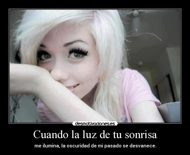 Cuando la luz de tu sonrisa -