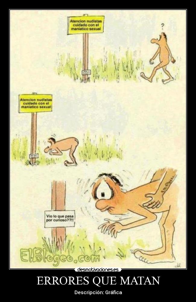 ERRORES QUE MATAN - Descripción: Gráfica