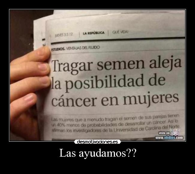 Las ayudamos?? -