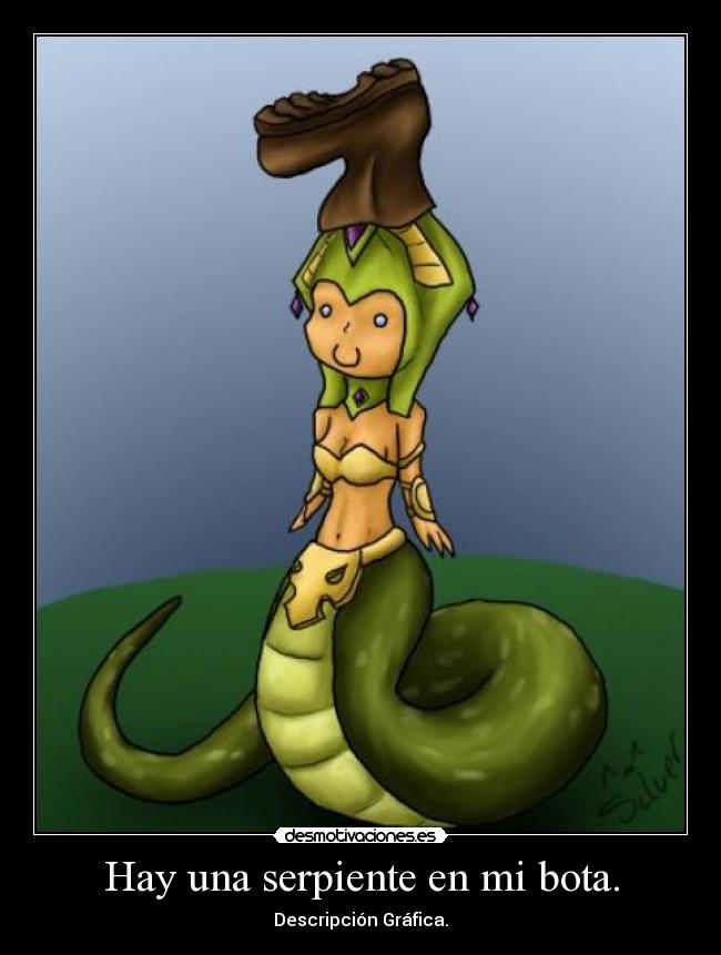 carteles hay una serpiente bota nyancat17 jajaja desmotivaciones