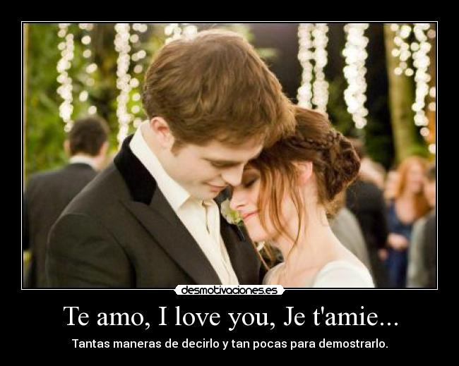 Te amo, I love you, Je tamie... - 